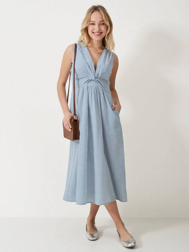 Платье Alba Cotton с перекрученным передом Crew Clothing, Blue
Платье Alba Cotton с перекрученным передом Crew Clothing, Blue