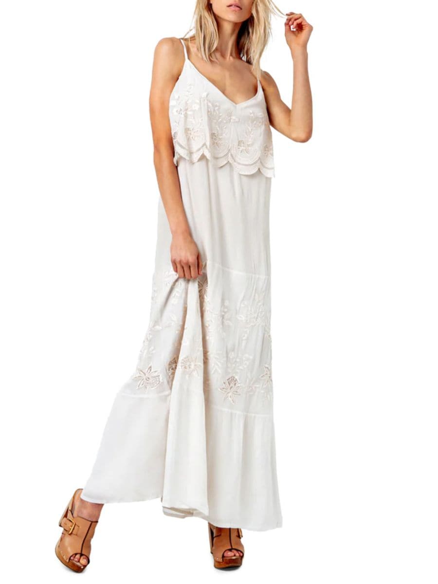 Платье макси с вышивкой Wild Shore AS by DF, белый
Платье макси с вышивкой Wild Shore AS by DF, белый