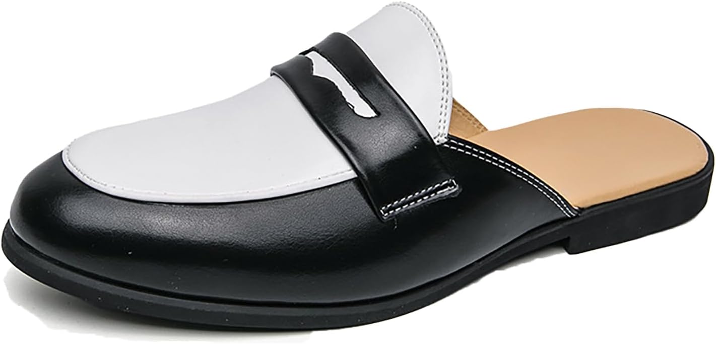 Мужские модные лоферы-слипоны с плоской подошвой, роскошные туфли с круглым носком, без задника, удобные деловые туфли для вечеринок и работы Forevercan, черный
Мужские модные лоферы-слипоны с плоской подошвой, роскошные туфли с круглым носком, без задника, удобные деловые туфли для вечеринок и работы Forevercan, черный