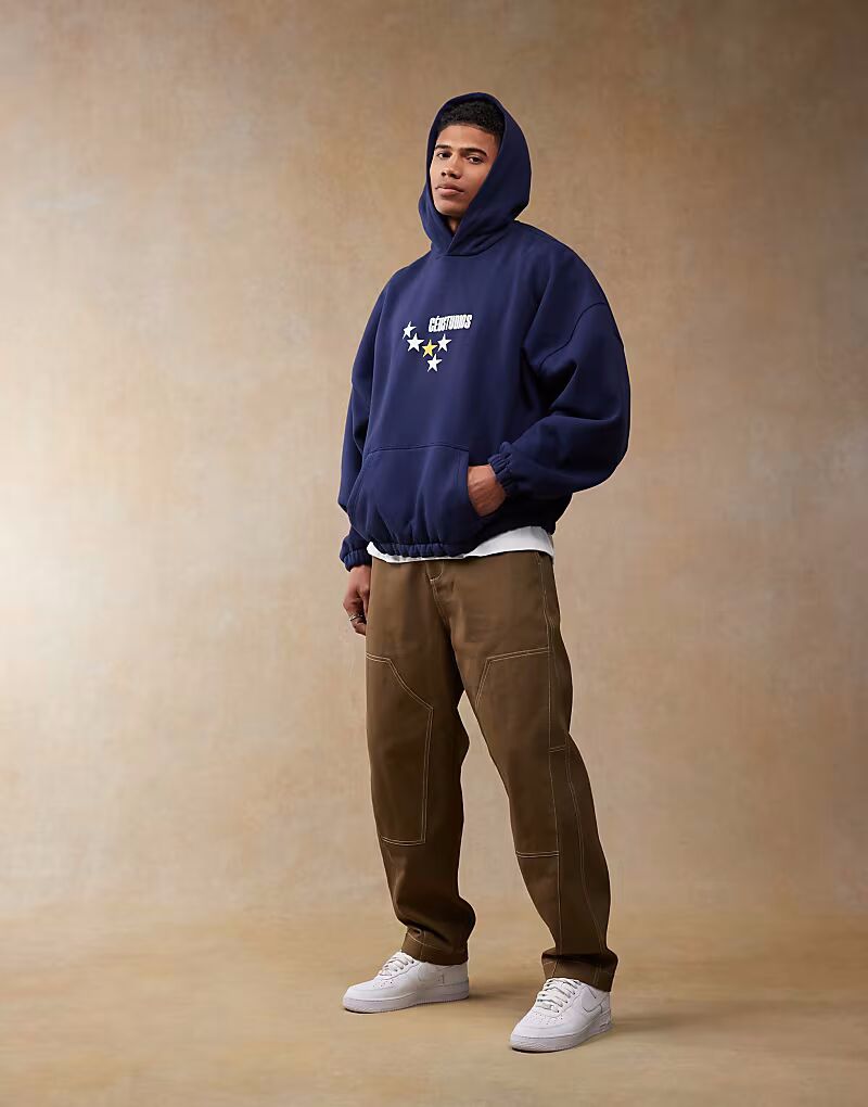 Свободные брюки свободного кроя с плотницкими деталями коричневого цвета от ASOS DESIGN
Свободные брюки свободного кроя с плотницкими деталями коричневого цвета от ASOS DESIGN