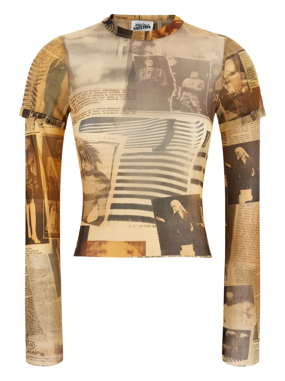 Футболка The Journal Double Baby с многослойными рукавами Jean Paul Gaultier, нейтральный
Футболка The Journal Double Baby с многослойными рукавами Jean Paul Gaultier, нейтральный