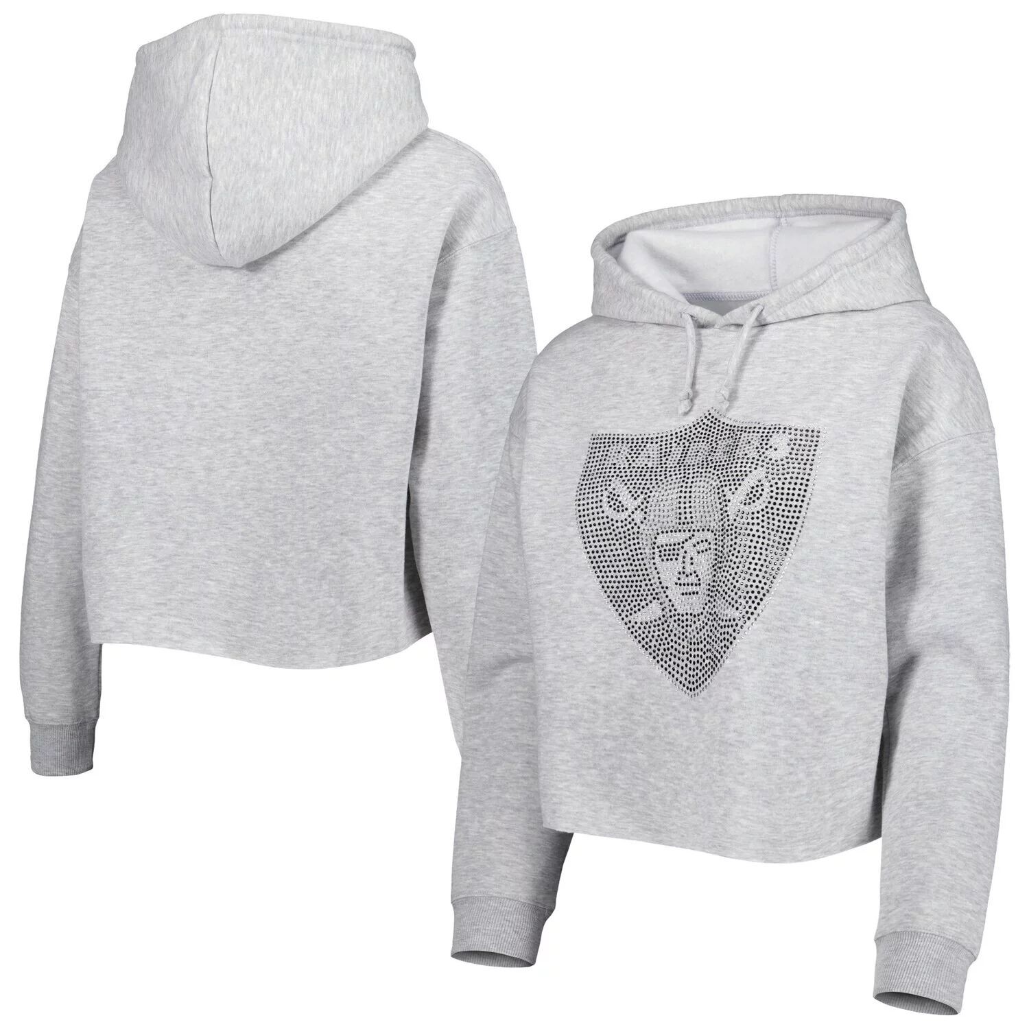 Женский укороченный пуловер с капюшоном Cuce Silver Las Vegas Raiders Crystal Logo
Женский укороченный пуловер с капюшоном Cuce Silver Las Vegas Raiders Crystal Logo
