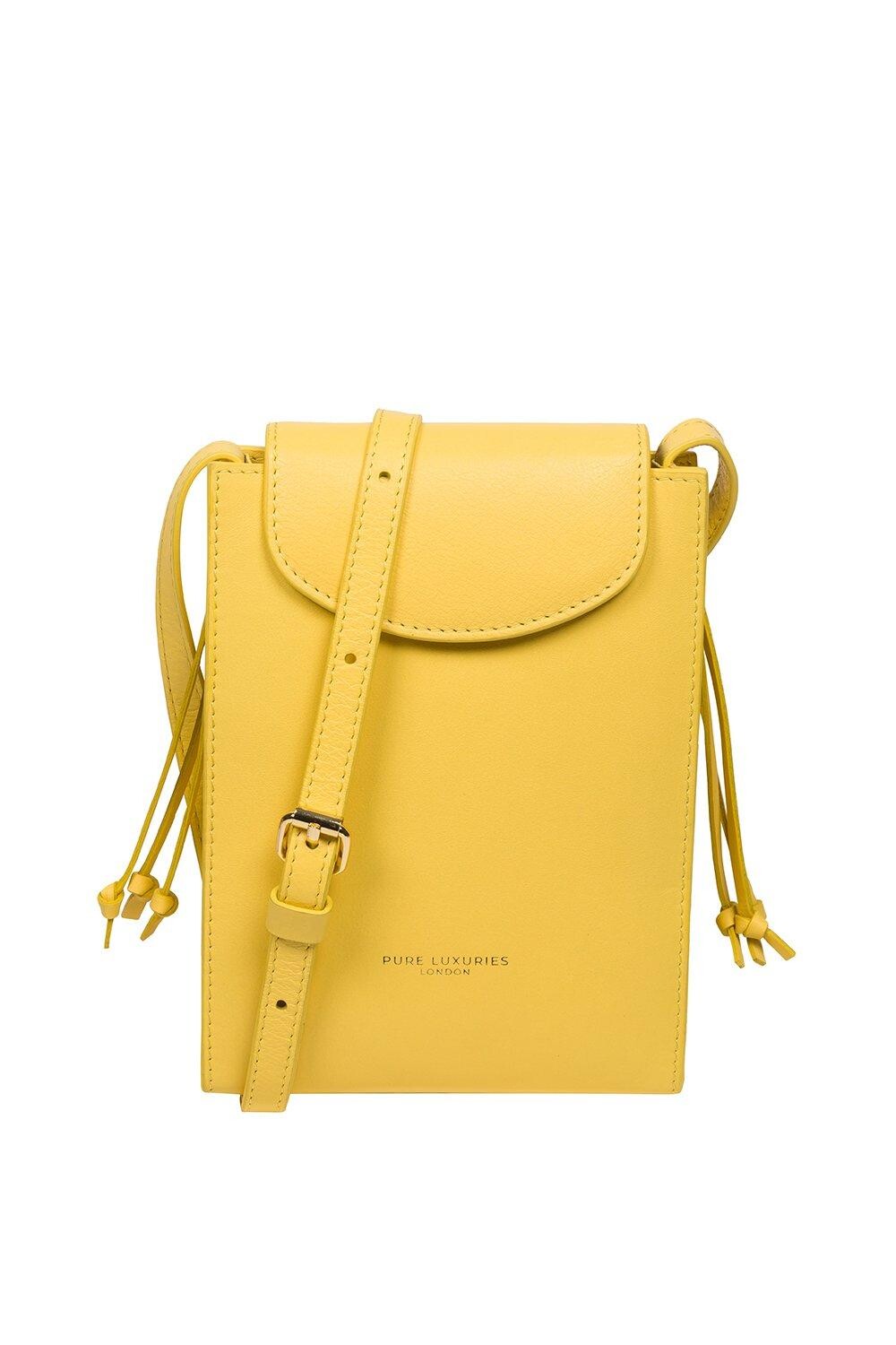 Сумка для телефона через плечо из кожи наппа 'Kiana' Pure Luxuries London, желтый
Сумка для телефона через плечо из кожи наппа 'Kiana' Pure Luxuries London, желтый