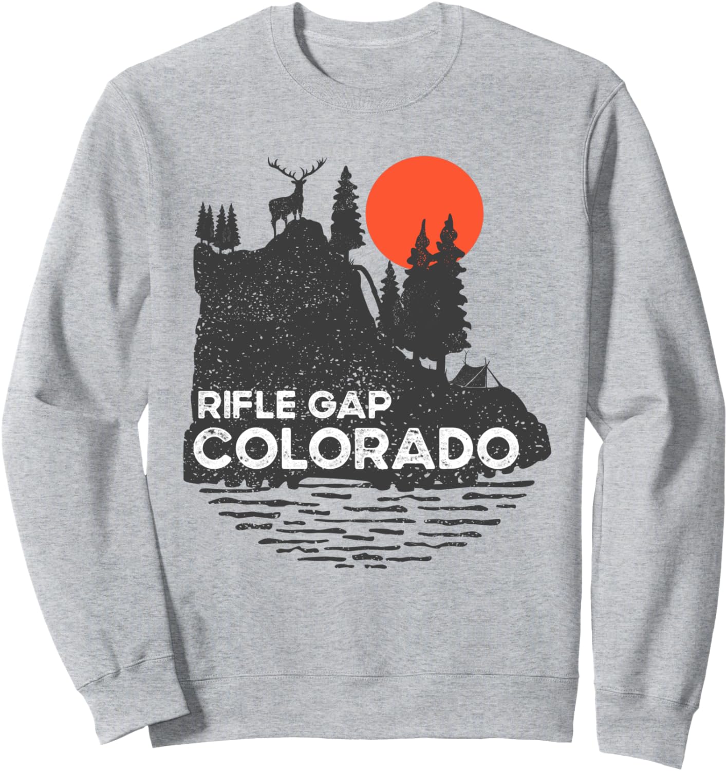 Футболка с изображением оленя и тропы Райфл-Гэп, Колорадо Rifle Gap Colorado, серый
Футболка с изображением оленя и тропы Райфл-Гэп, Колорадо Rifle Gap Colorado, серый