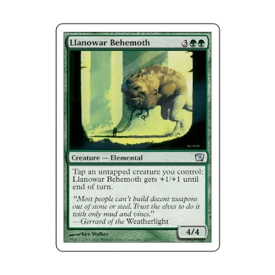 CCG Ллановар Бегемот (Ю), MTG - 9th Edition
CCG Ллановар Бегемот (Ю), MTG - 9th Edition