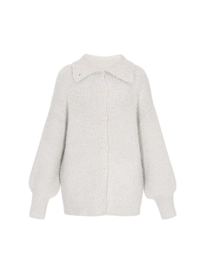 Женский кардиган серого меланжа DreiMaster Vintage
Женский кардиган серого меланжа DreiMaster Vintage