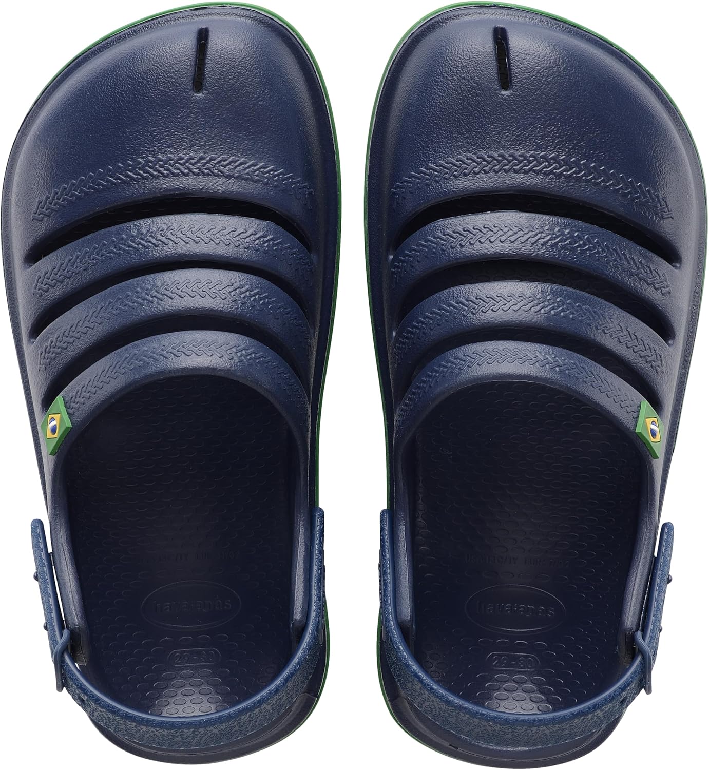 Детские сабо Havaianas Brazil, унисекс, синий
Детские сабо Havaianas Brazil, унисекс, синий