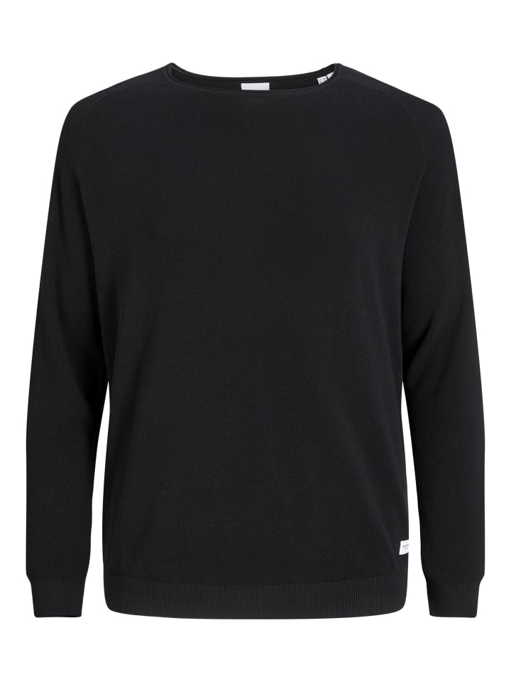 Черный вязаный свитер JACK & JONES PLUS
Черный вязаный свитер JACK & JONES PLUS