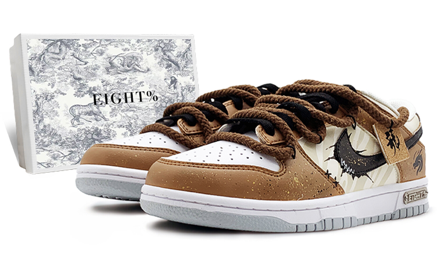 Кроссовки Nike Dunk Skateboarding Shoes Men Low-top Beige/brown/black, коричневый
Кроссовки Nike Dunk Skateboarding Shoes Men Low-top Beige/brown/black, коричневый