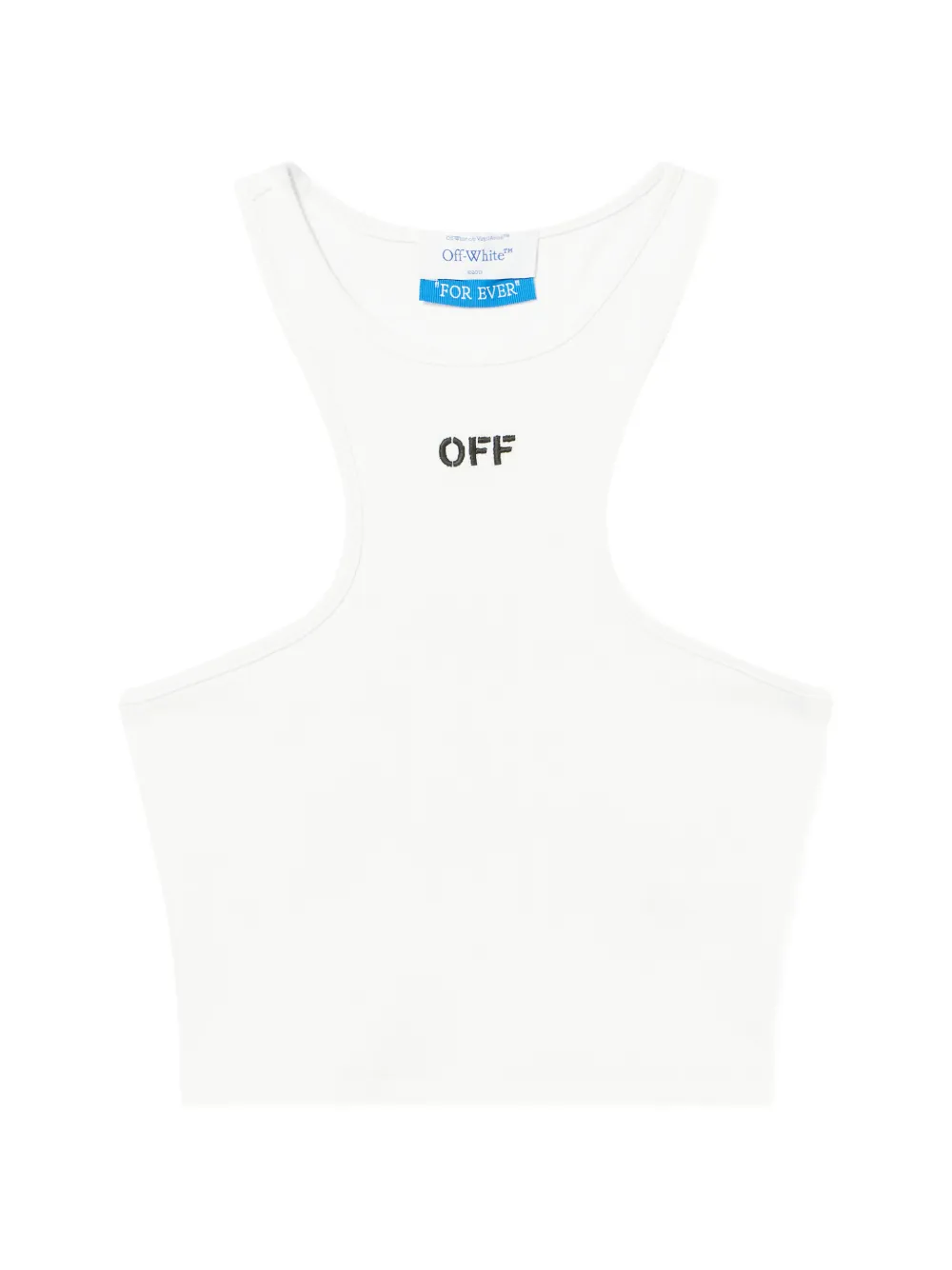 Рифленый топ-танк Off Stamp Off-White, белый
Рифленый топ-танк Off Stamp Off-White, белый