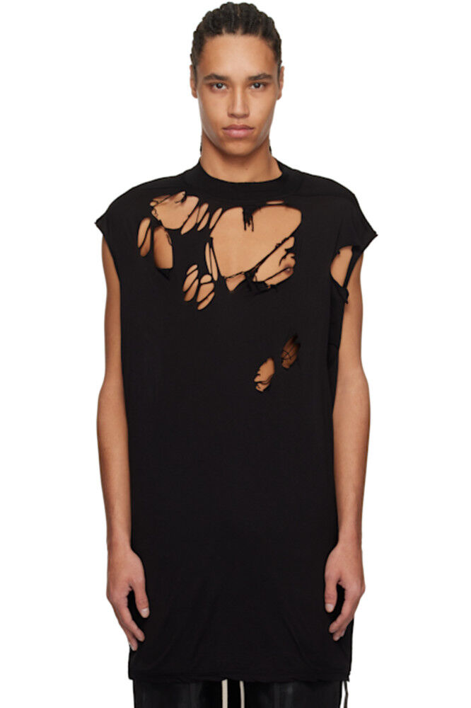 Черная футболка Hollywood Tarp Rick Owens DRKSHDW 
Черная футболка Hollywood Tarp Rick Owens DRKSHDW