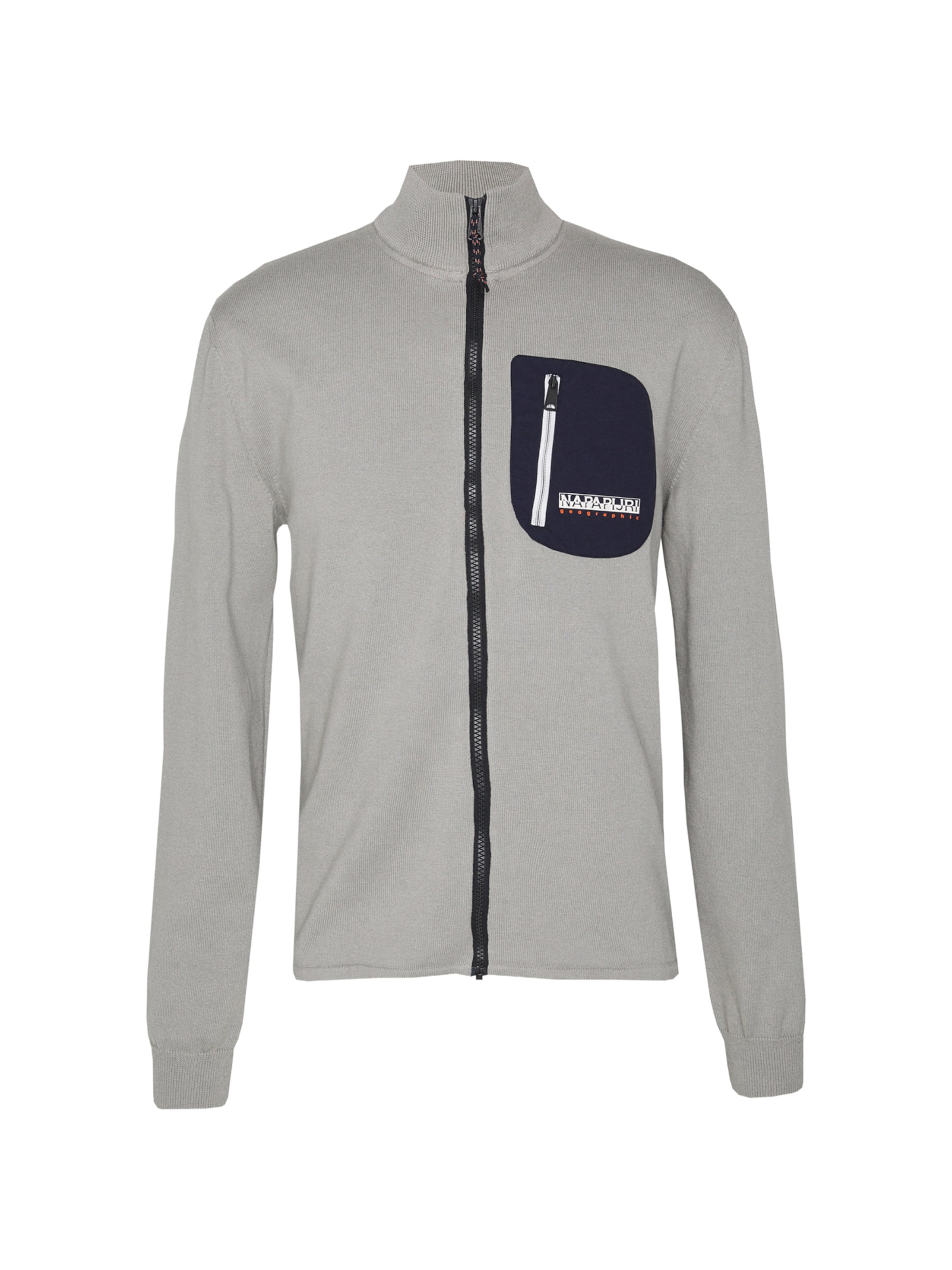 NAPAPIJRI Вязаный кардиган 'D-HURON' в сером цвете
NAPAPIJRI Вязаный кардиган 'D-HURON' в сером цвете