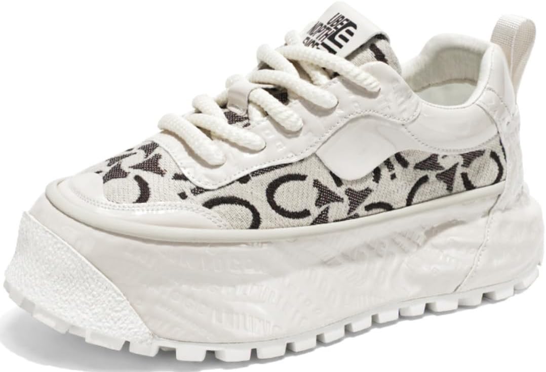 Стильные кроссовки с принтом на платформе, дышащие, для комфорта и долговечности, мужские кроссовки с толстой подошвой, на шнуровке, кроссовки «папа» Lexamen, белый
Стильные кроссовки с принтом на платформе, дышащие, для комфорта и долговечности, мужские кроссовки с толстой подошвой, на шнуровке, кроссовки «папа» Lexamen, белый