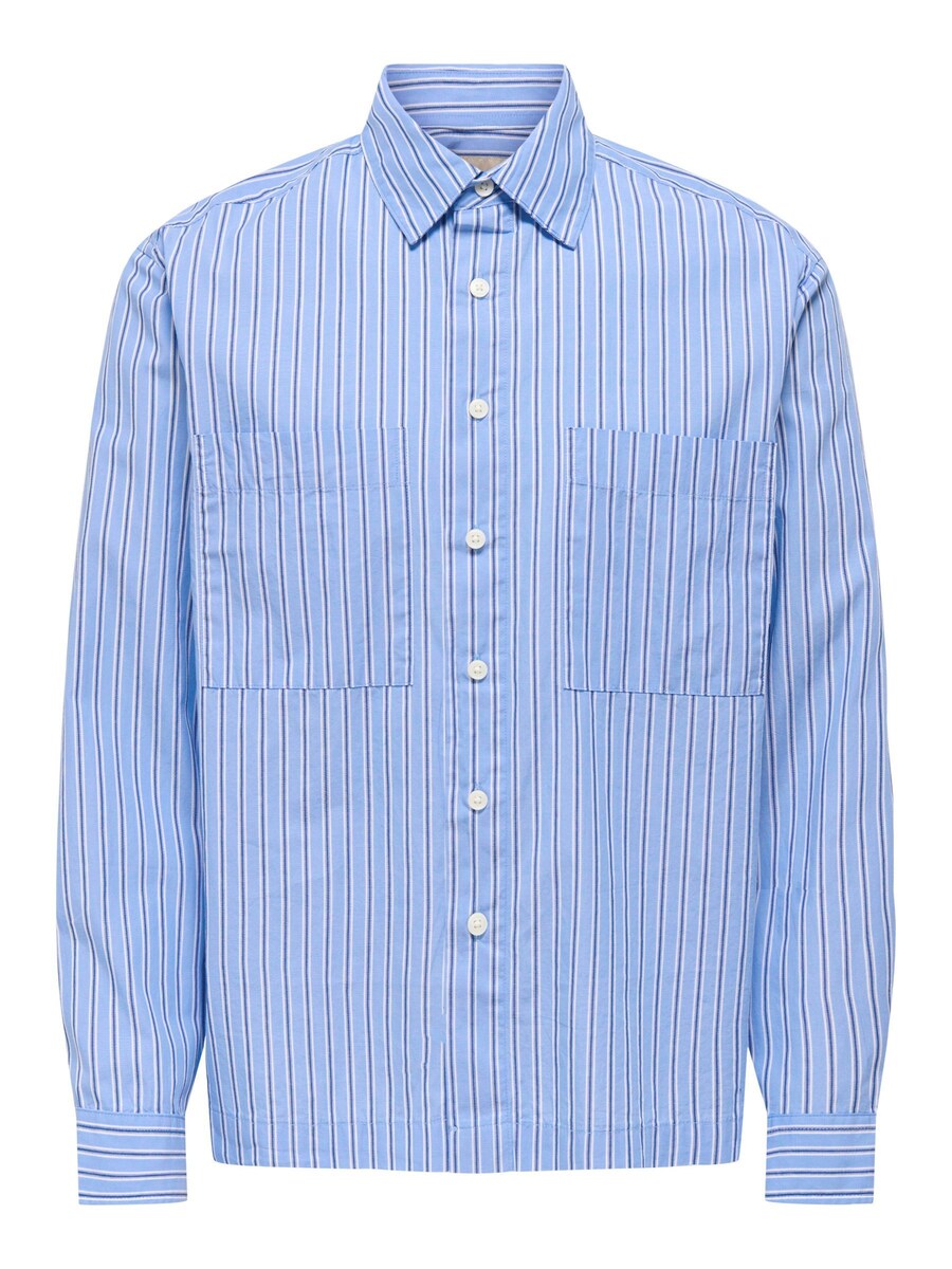 Рубашка на пуговицах классического кроя Only & Sons ONSGREEL, светло-синий/темно-синий
Рубашка на пуговицах классического кроя Only & Sons ONSGREEL, светло-синий/темно-синий