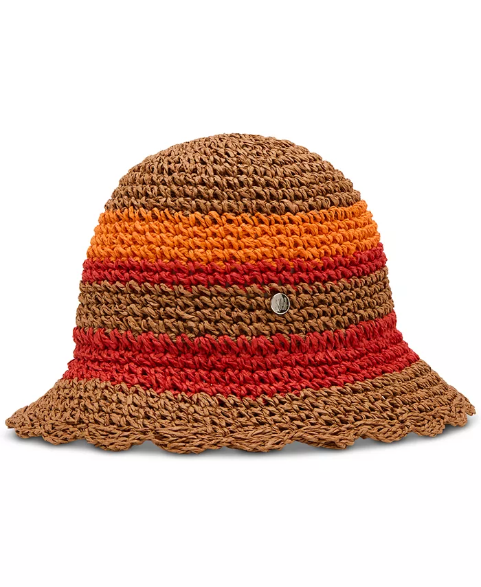 Шляпа-клош с полосками и ажурным краем в технике вязания крючком Steve Madden, красный
Шляпа-клош с полосками и ажурным краем в технике вязания крючком Steve Madden, красный