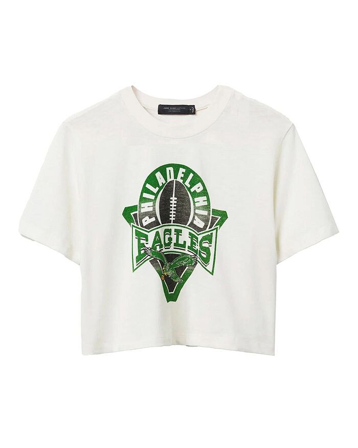 Женская укороченная футболка НФЛ Philadelphia Eagles Junk Food Clothing с воротником-стойкой, белый
Женская укороченная футболка НФЛ Philadelphia Eagles Junk Food Clothing с воротником-стойкой, белый