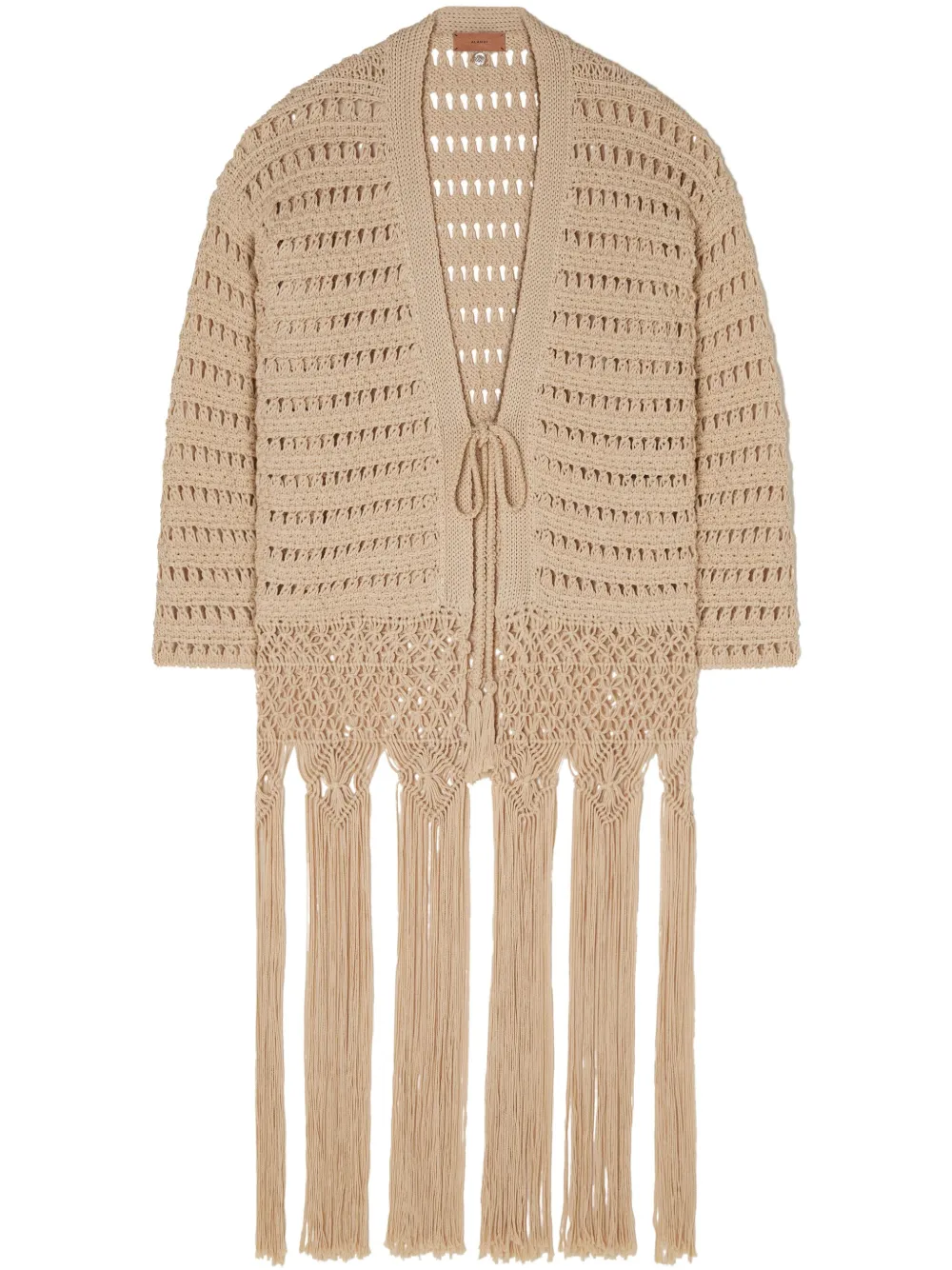 Кардиган Love Letter To India Alanui, нейтральный
Кардиган Love Letter To India Alanui, нейтральный