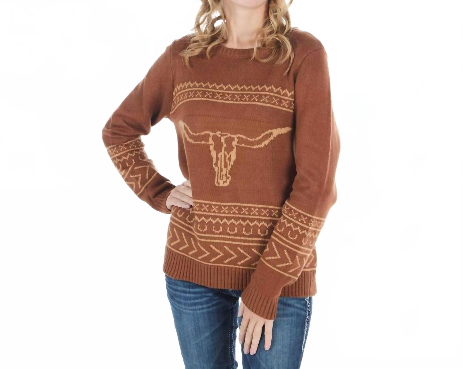 Свитер Longhorn Western цвета ржавчины Cotton & Rye, Rust
Свитер Longhorn Western цвета ржавчины Cotton & Rye, Rust