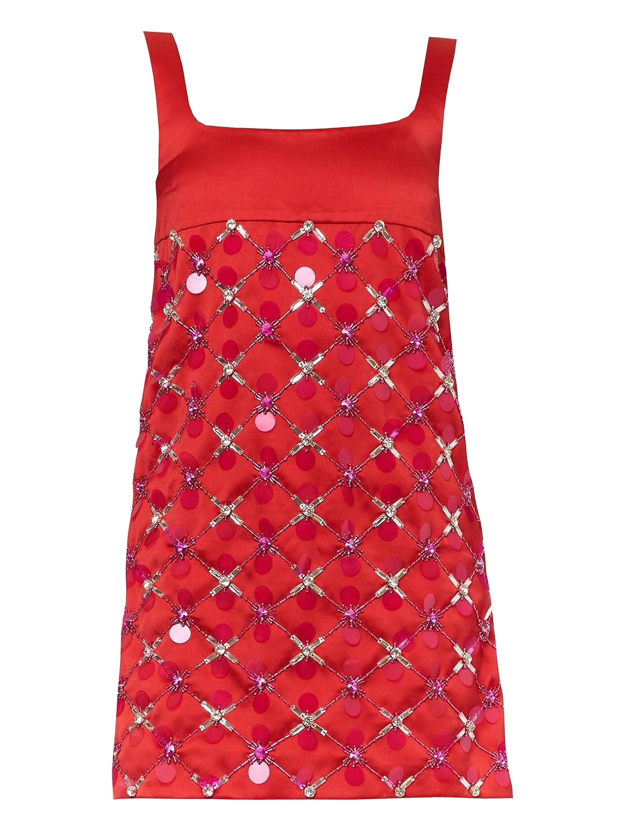 Платье мини с кристаллами Des Phemmes, красный
Платье мини с кристаллами Des Phemmes, красный