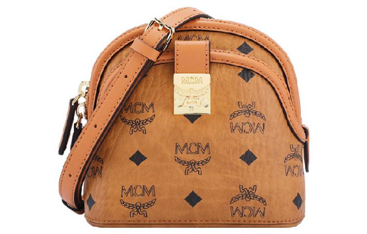 Кожаная сумка-купол, миниатюрная женская сумка через плечо, коричневая/коньячная MCM
Кожаная сумка-купол, миниатюрная женская сумка через плечо, коричневая/коньячная MCM