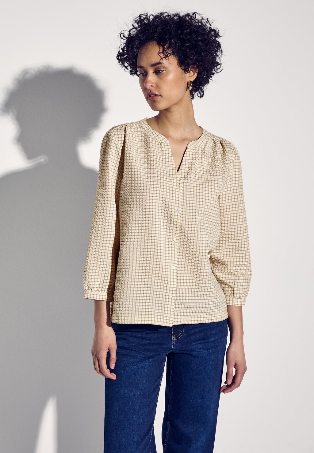 Блуза KARIERTE SEERSUCKER Street One, бежевый
Блуза KARIERTE SEERSUCKER Street One, бежевый