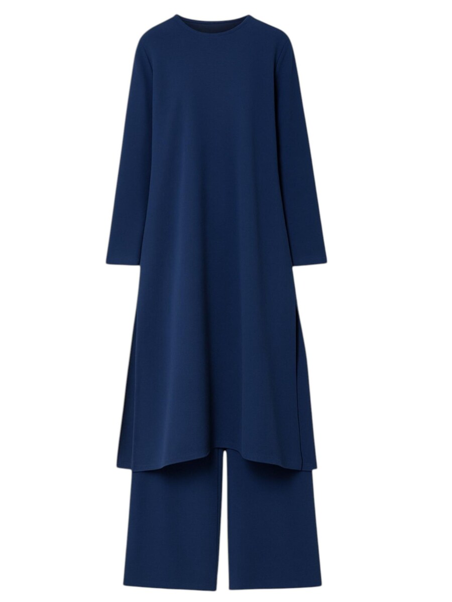 Брючный костюм fashionshowcase Modest ECE-Set, темно-синий
Брючный костюм fashionshowcase Modest ECE-Set, темно-синий