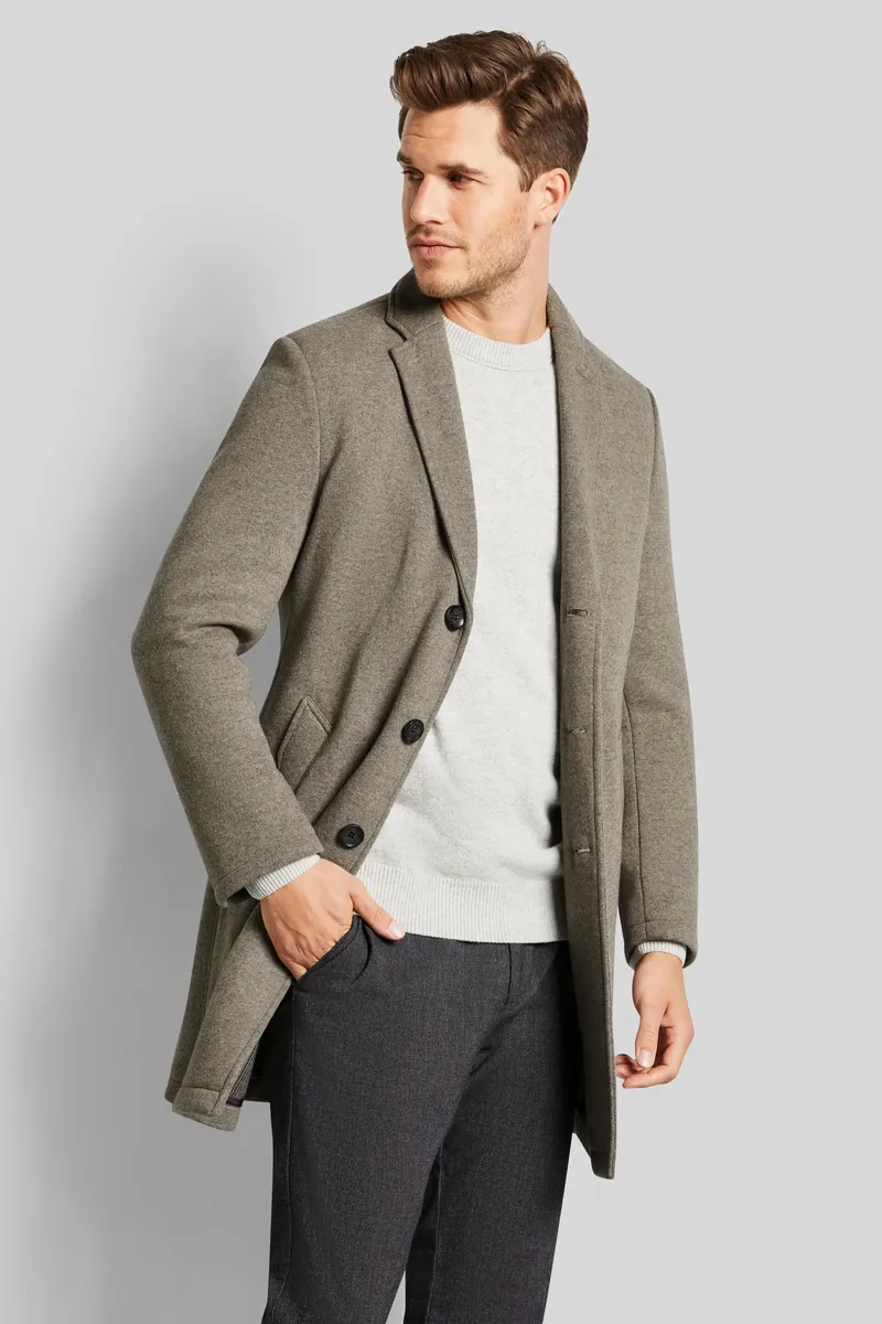 Шерстяное пальто bugatti с тонкой структурой, коричневый
Шерстяное пальто bugatti с тонкой структурой, коричневый