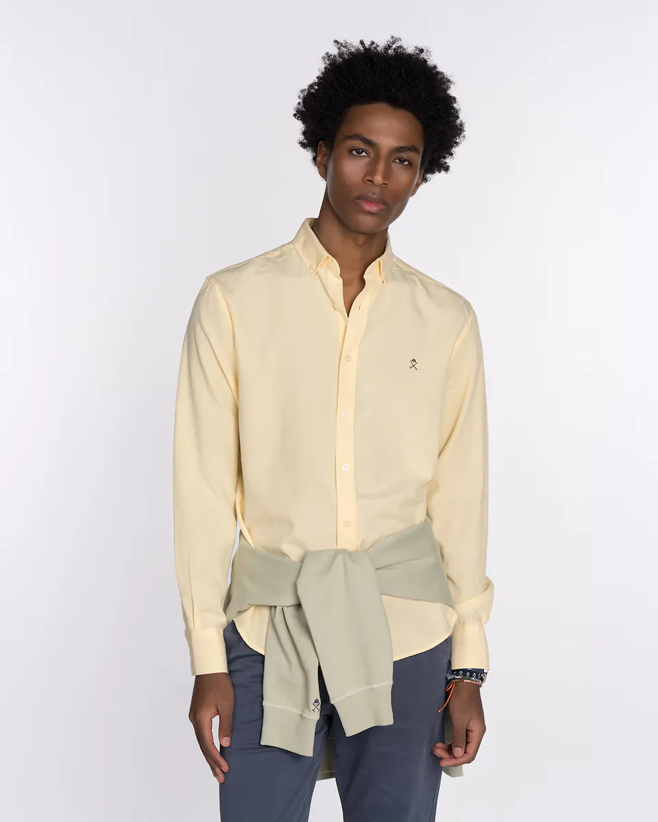 Мужская однотонная рубашка slim fit Harper & Neyer, желтый
Мужская однотонная рубашка slim fit Harper & Neyer, желтый