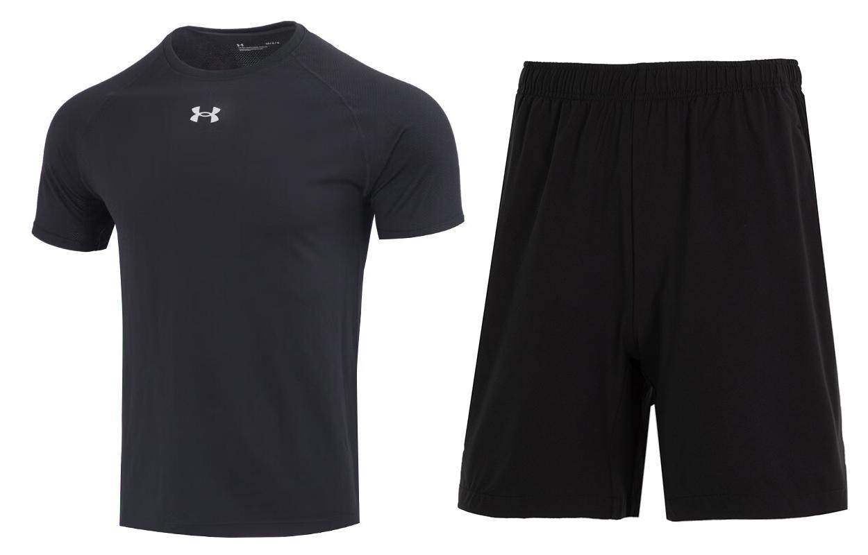 Повседневный спортивный костюм мужской черный Under Armour, комплект (черный)
Повседневный спортивный костюм мужской черный Under Armour, комплект (черный)
