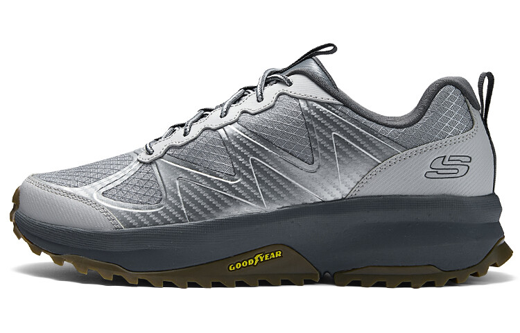 Обувь для активного отдыха на открытом воздухе, мужская, низкая, серая Skechers 
Обувь для активного отдыха на открытом воздухе, мужская, низкая, серая Skechers