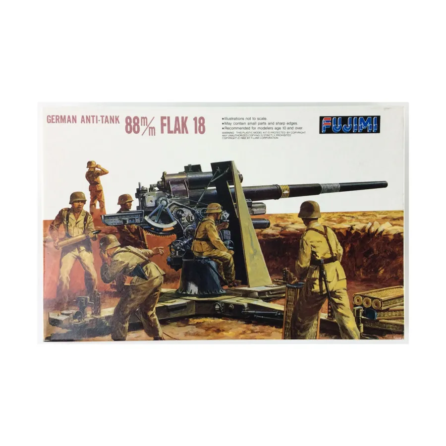 Немецкая противотанковая 8,8-см Flak 18, Fujimi Models - WWII (1:76)
Немецкая противотанковая 8,8-см Flak 18, Fujimi Models - WWII (1:76)