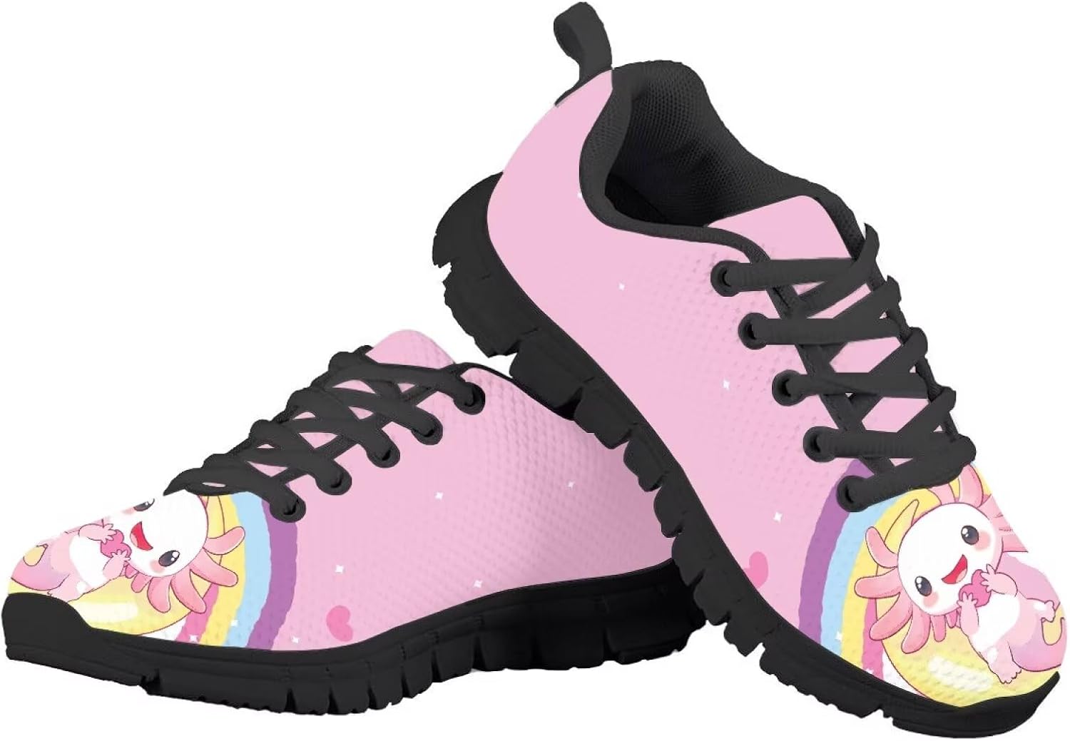 Детские кроссовки с мультяшным рисунком, нескользящие, для мальчиков и девочек, дышащие, сетчатые, модные спортивные кроссовки для малышей, размеры 11-13/детей постарше, размеры 1-5 Quxjehoe, Rainbow Axolotl
Детские кроссовки с мультяшным рисунком, нескользящие, для мальчиков и девочек, дышащие, сетчатые, модные спортивные кроссовки для малышей, размеры 11-13/детей постарше, размеры 1-5 Quxjehoe, Rainbow Axolotl