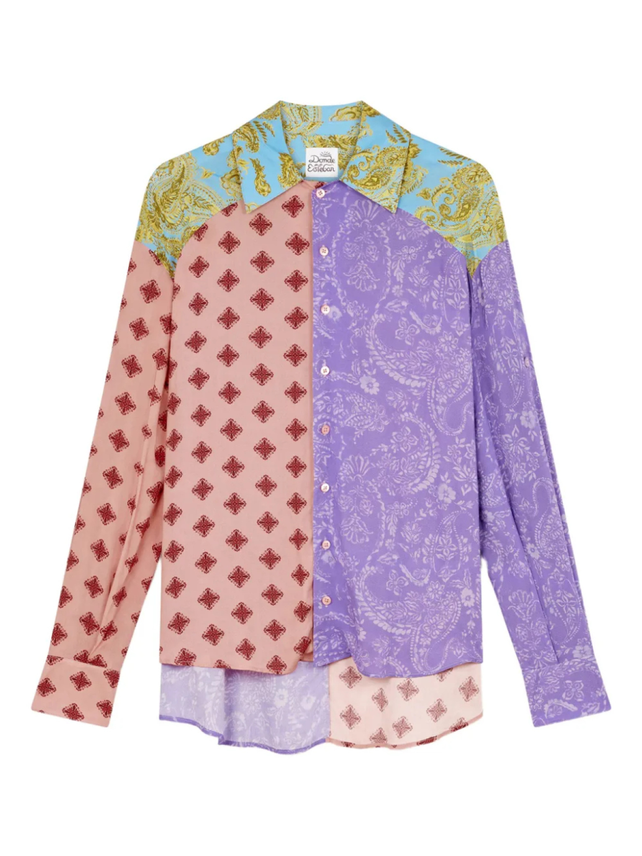 Рубашка со вставками Donde Esteban, красный
Рубашка со вставками Donde Esteban, красный