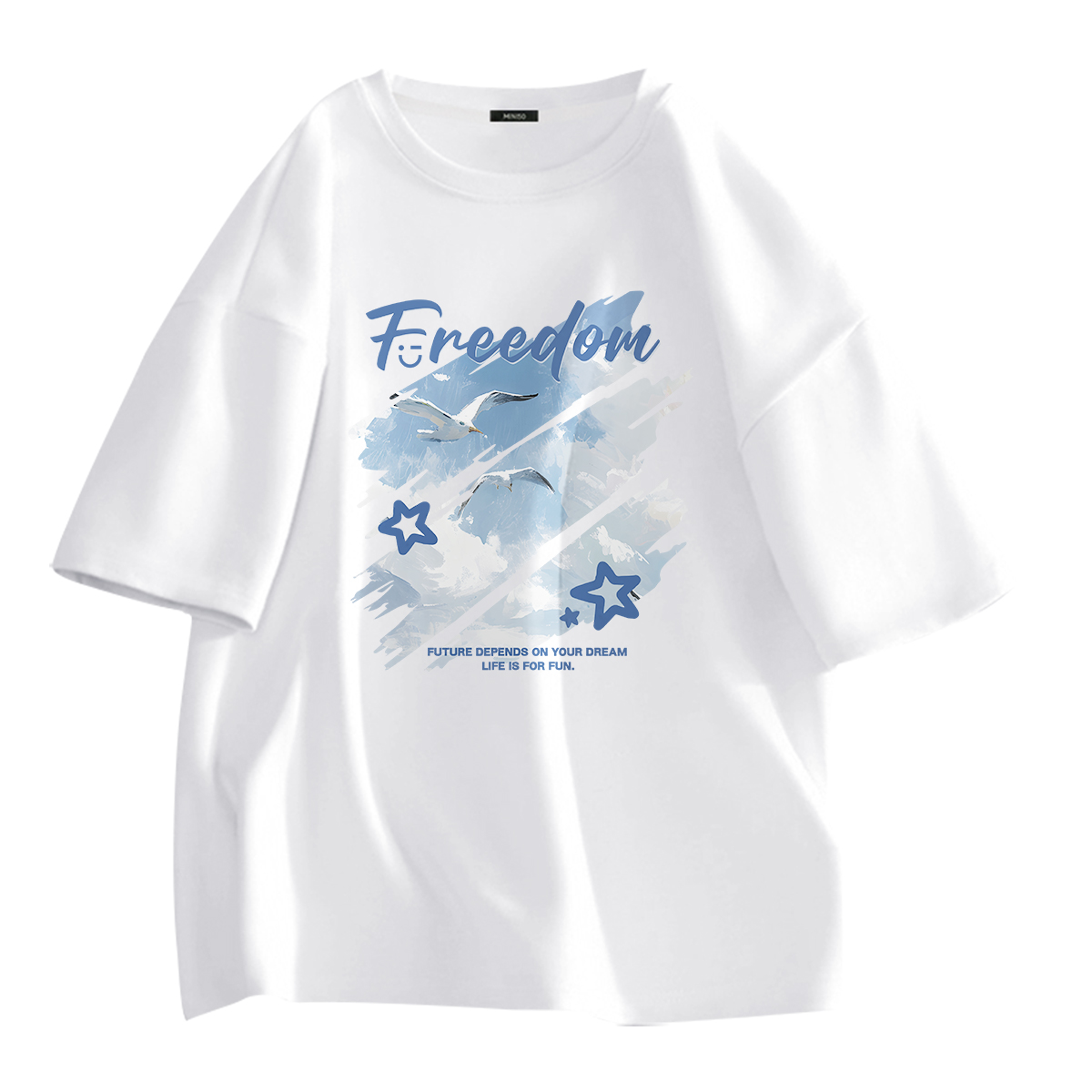 Футболка унисекс MINISO, черный (Freedom Fantasy)
Футболка унисекс MINISO, черный (Freedom Fantasy)