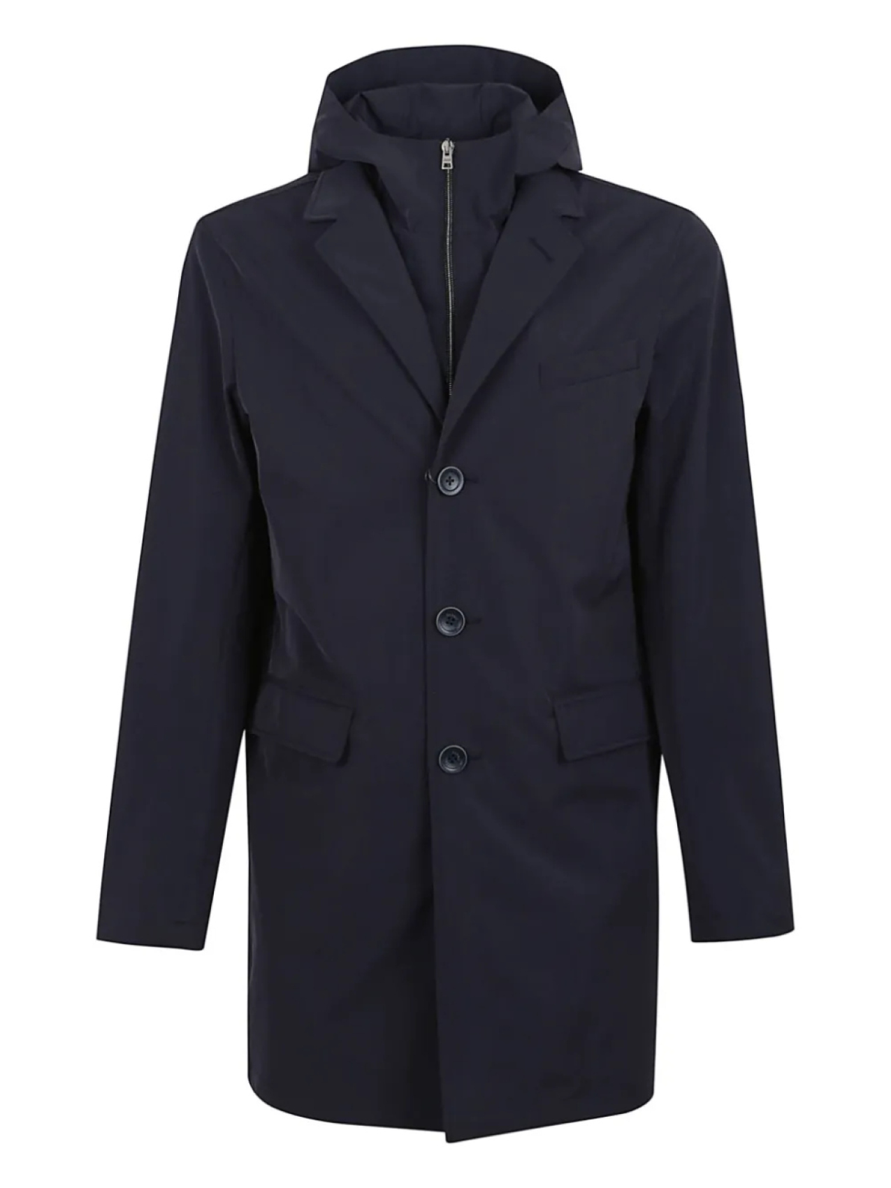 Пальто с капюшоном Herno, синий
Пальто с капюшоном Herno, синий