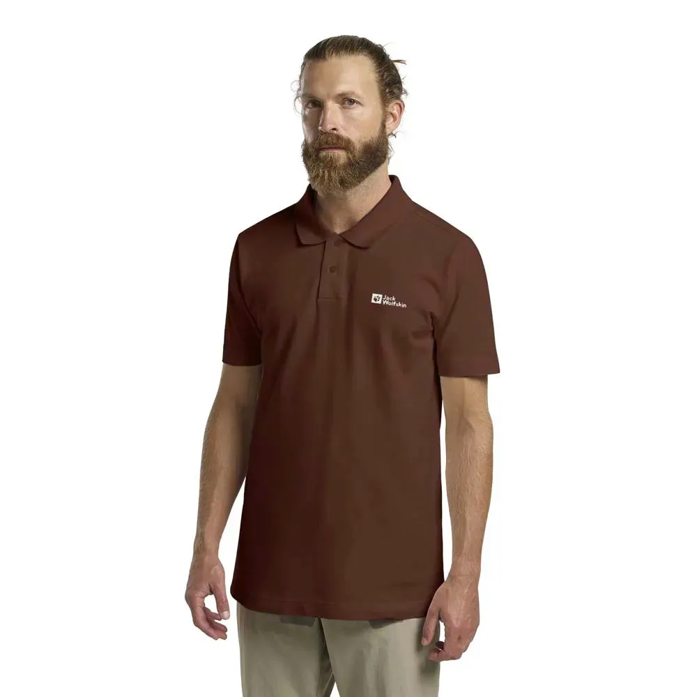 Поло с коротким рукавом Jack Wolfskin Essential, коричневый
Поло с коротким рукавом Jack Wolfskin Essential, коричневый