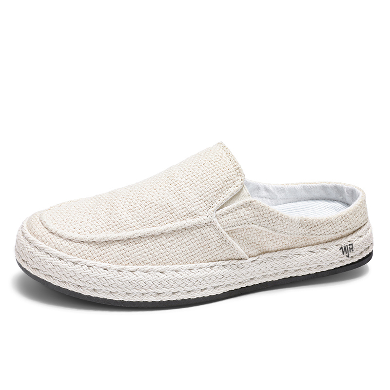 NANJIREN Мужские белые противоскользящие тапочки с закрытым носком, цвет White
NANJIREN Мужские белые противоскользящие тапочки с закрытым носком, цвет White