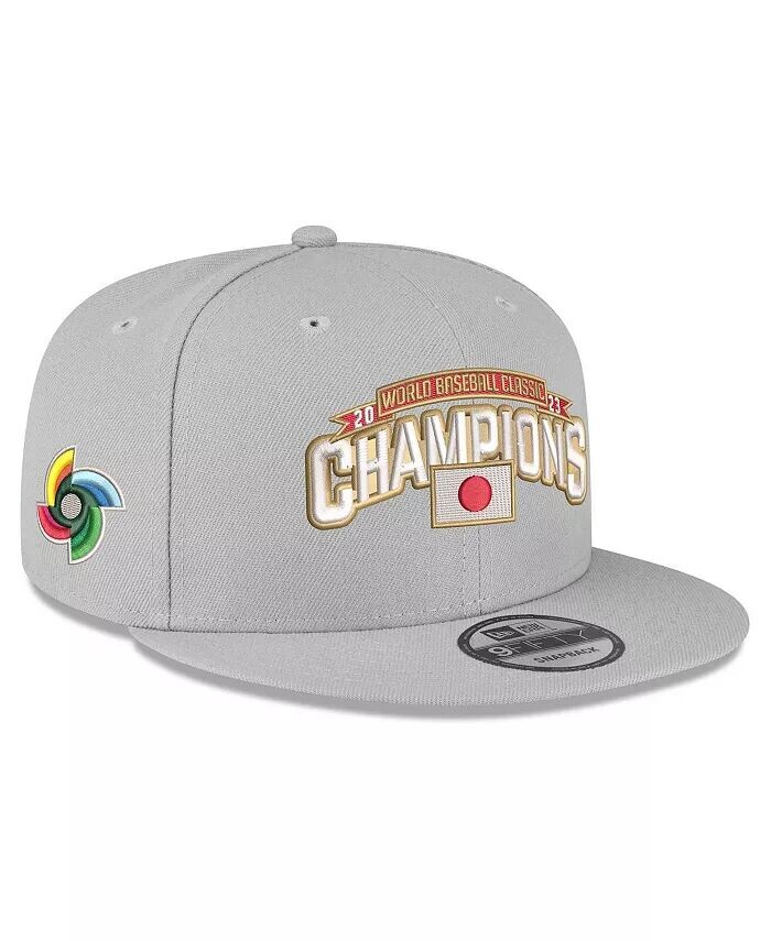 Мужская серая регулируемая бейсболка Japan Baseball 2023 World Baseball Classic Champions 9FIFTY Snapback New Era, серый
Мужская серая регулируемая бейсболка Japan Baseball 2023 World Baseball Classic Champions 9FIFTY Snapback New Era, серый