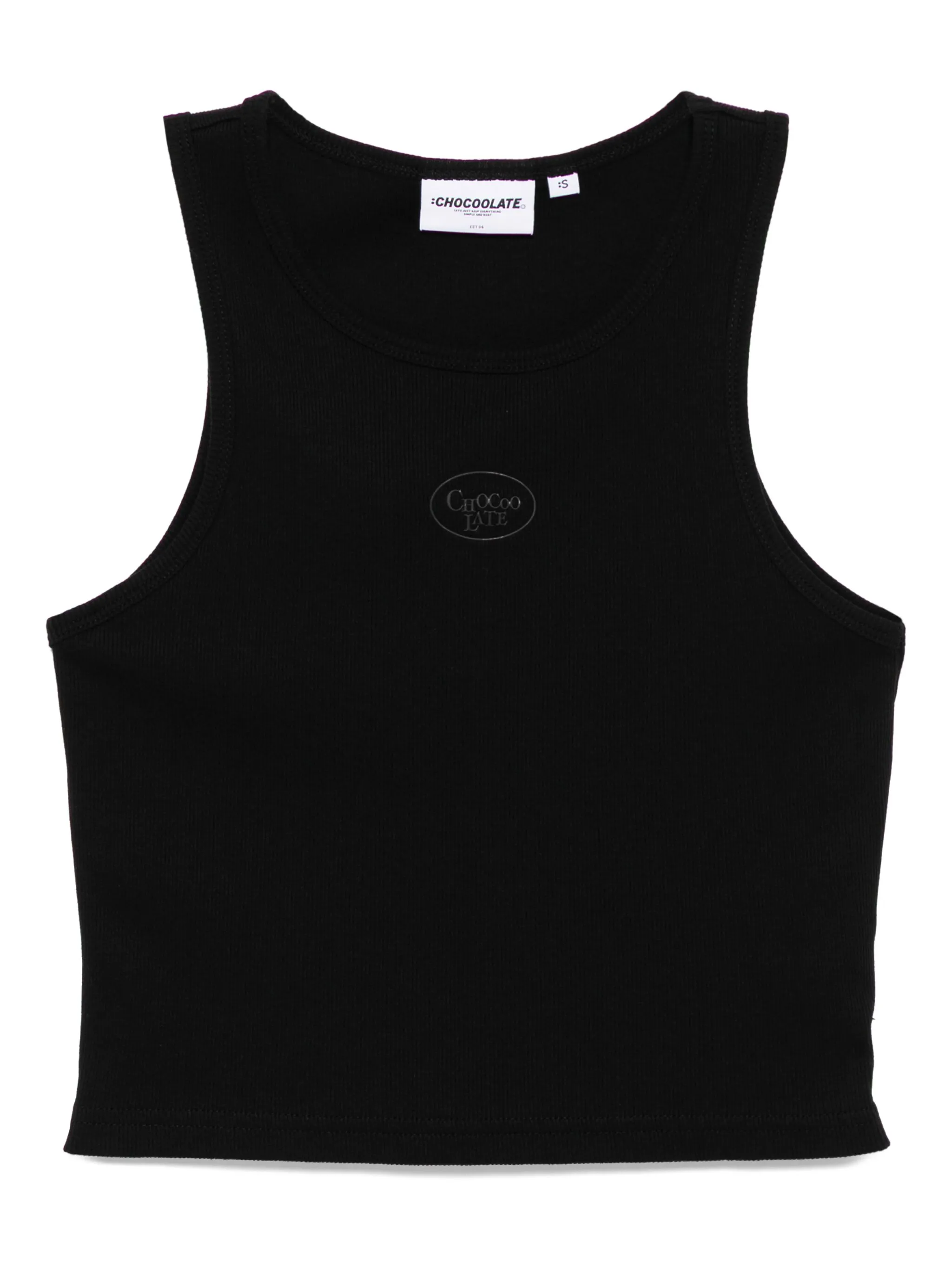 Топ с логотипом Chocoolate, черный
Топ с логотипом Chocoolate, черный