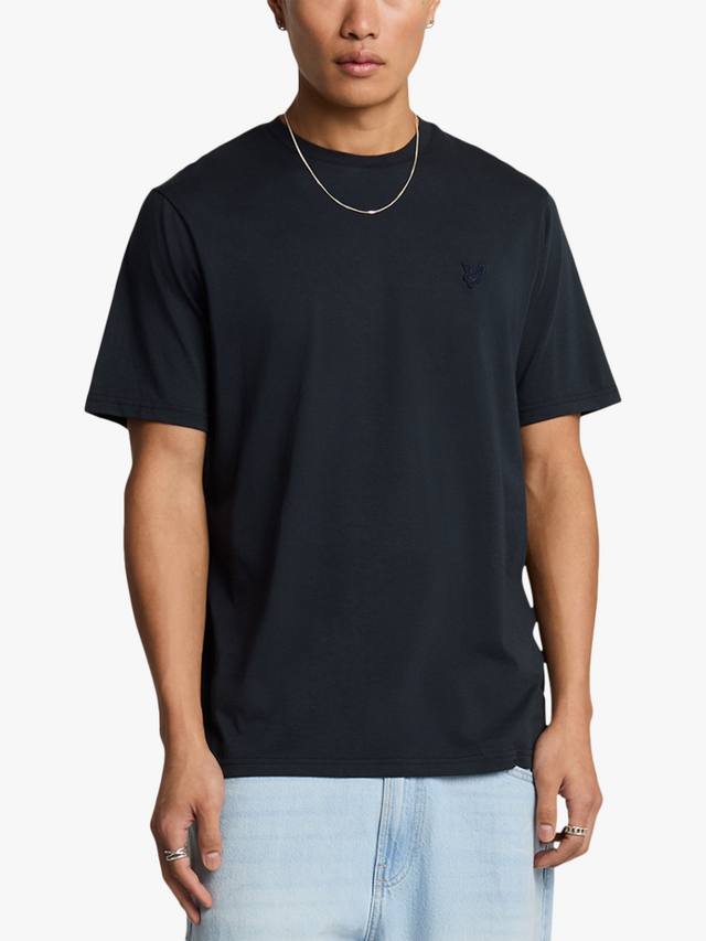 Футболка из тончайшего хлопка обычного кроя Lyle & Scott, темно-синий
Футболка из тончайшего хлопка обычного кроя Lyle & Scott, темно-синий