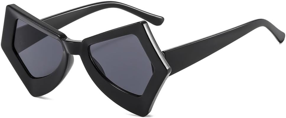 Солнцезащитные очки неправильной формы для женщин и мужчин, двухцветная градиентная оправа, панк-стиль, «кошачий глаз», солнцезащитные очки с защитой от УФ-излучения UV400 LXLHWN, Black
Солнцезащитные очки неправильной формы для женщин и мужчин, двухцветная градиентная оправа, панк-стиль, «кошачий глаз», солнцезащитные очки с защитой от УФ-излучения UV400 LXLHWN, Black