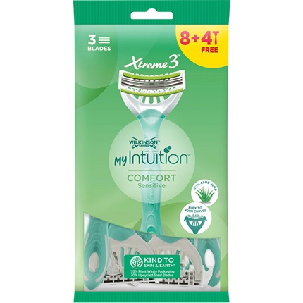 Одноразовые бритвы для женщин My Intuition Comfort Sensitive 8 + 4 шт Wilkinson Sword
Одноразовые бритвы для женщин My Intuition Comfort Sensitive 8 + 4 шт Wilkinson Sword