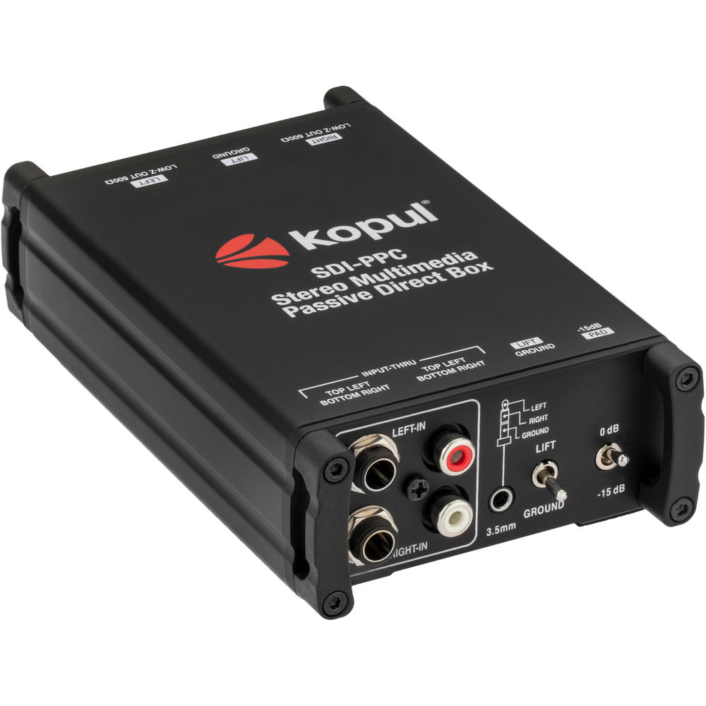 Директ-бокс Kopul SDI-PPC Stereo Multimedia Passive Direct Box SDI-PPC
Директ-бокс Kopul SDI-PPC Stereo Multimedia Passive Direct Box SDI-PPC
