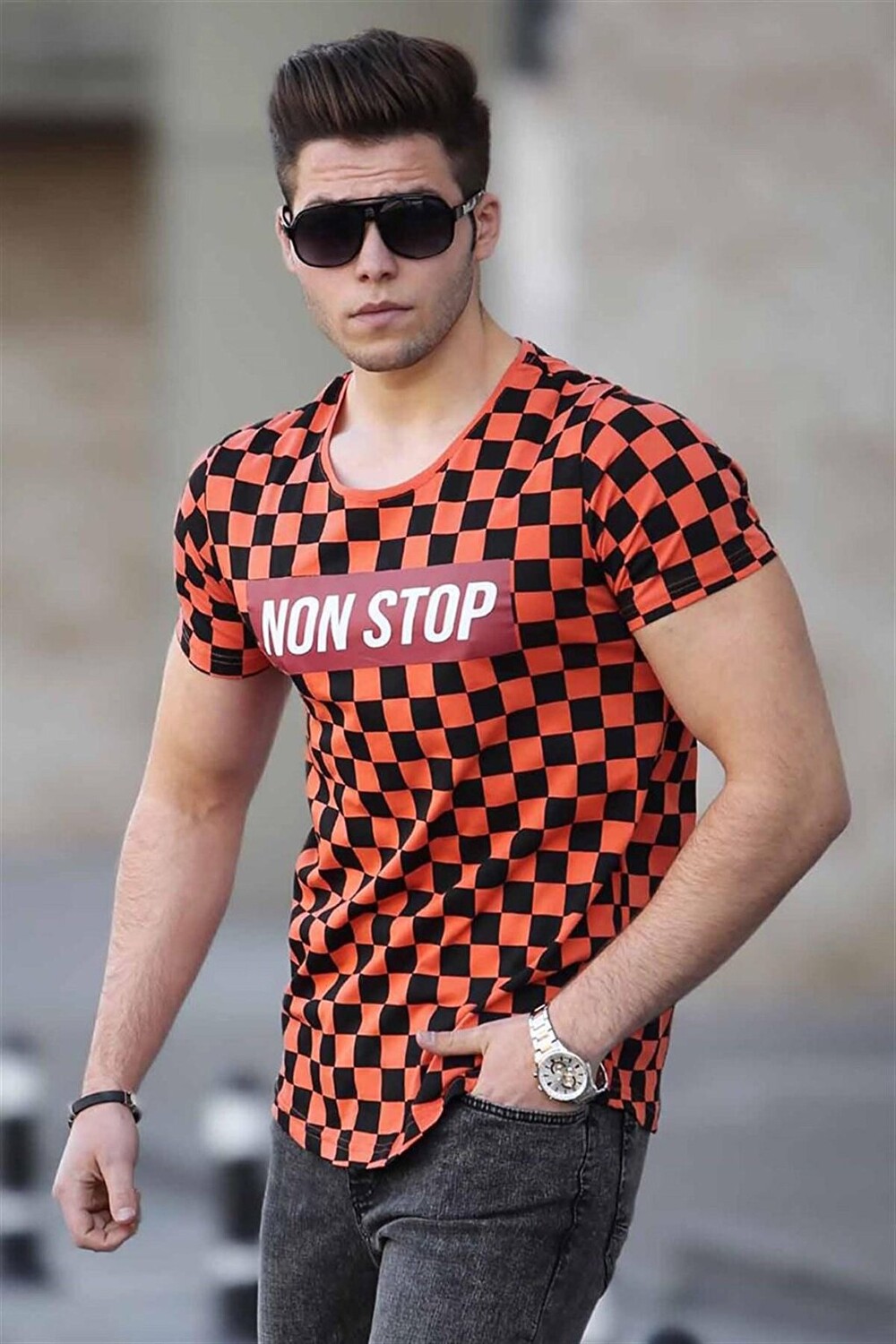 Футболка Checkerboard Printed Оранжевая 2621 MADMEXT, Оранжевый, Футболка Checkerboard Printed Оранжевая 2621 MADMEXT
Футболка Checkerboard Printed Оранжевая 2621 MADMEXT, Оранжевый, Футболка Checkerboard Printed Оранжевая 2621 MADMEXT