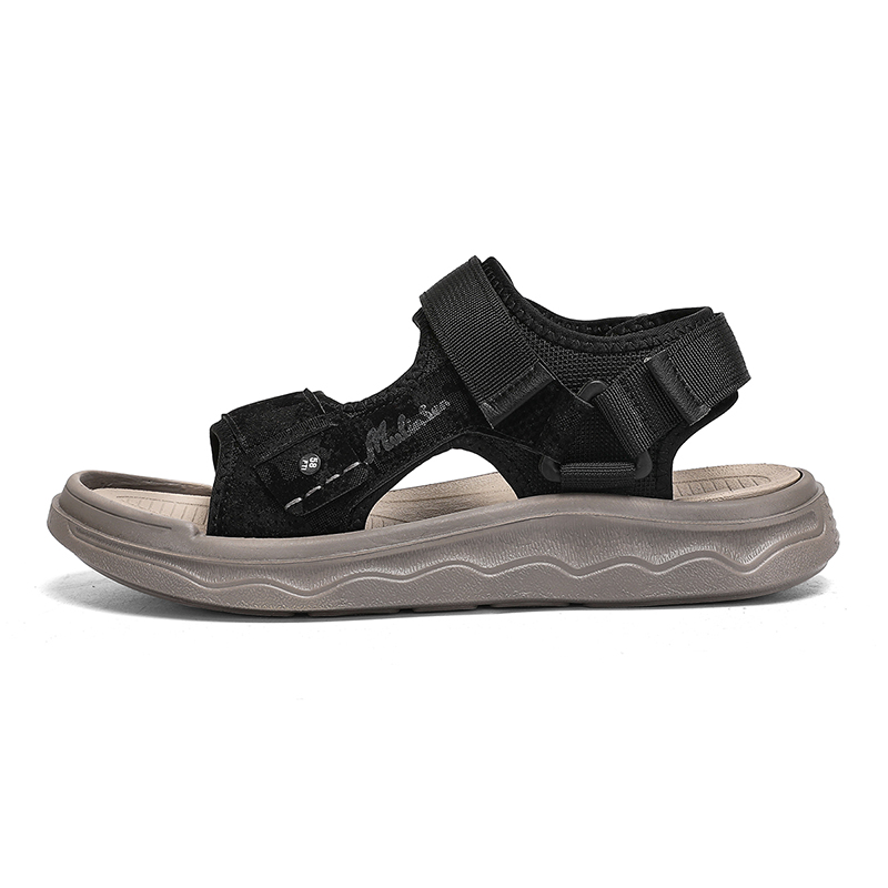 Mulinsen Пляжные сандалии мужские серо-черные, цвет Black
Mulinsen Пляжные сандалии мужские серо-черные, цвет Black