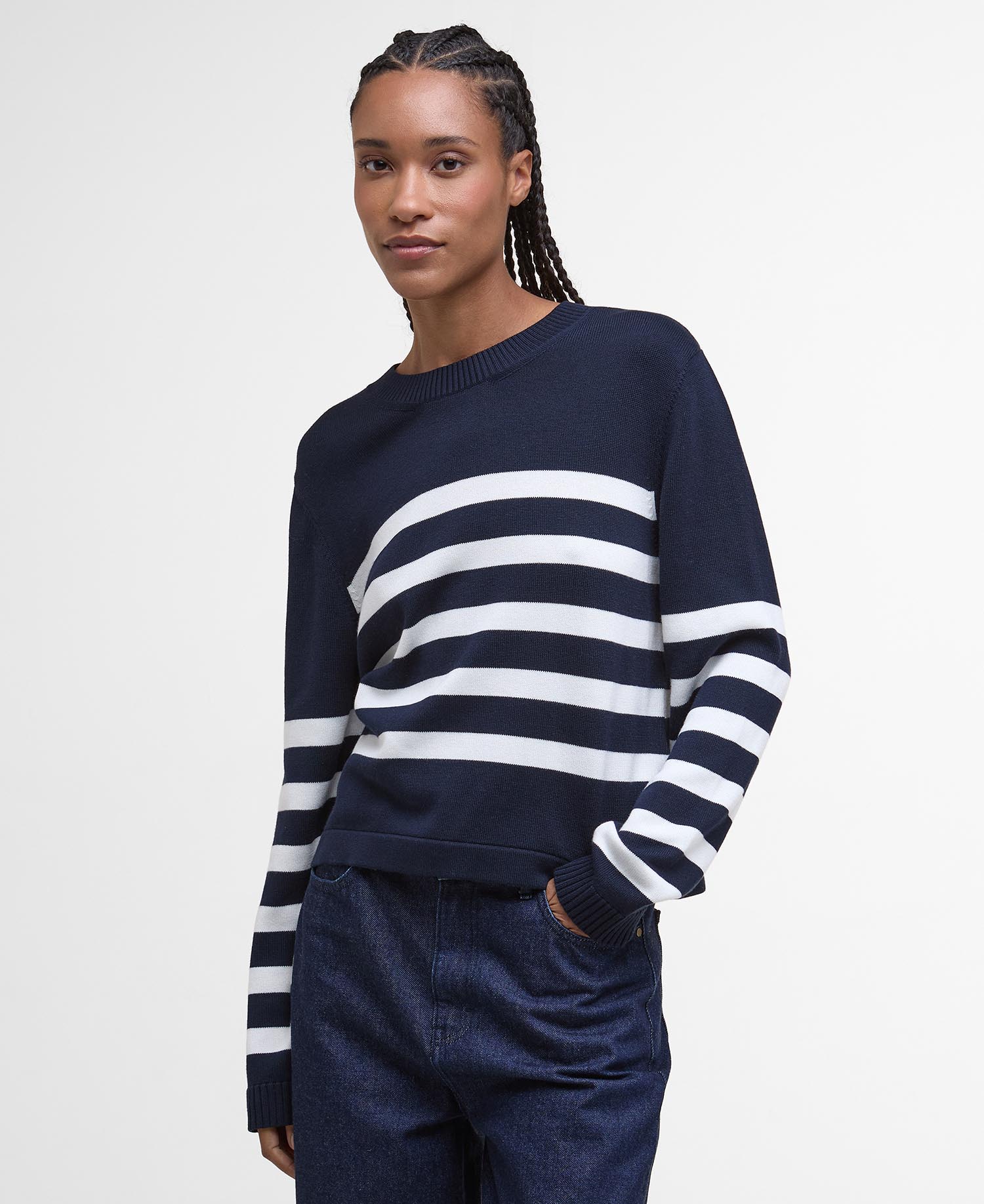 Джемпер Barbour Demi Striped Crew Neck, Dark Navy Stripe
Джемпер Barbour Demi Striped Crew Neck, Dark Navy Stripe
