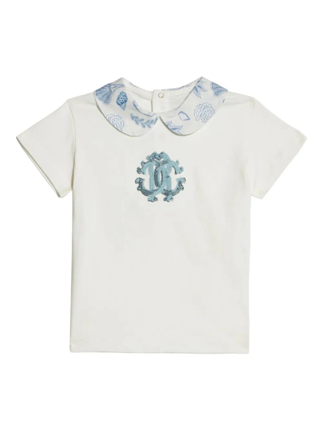 Футболка с вышитым логотипом Roberto Cavalli Junior, белый
Футболка с вышитым логотипом Roberto Cavalli Junior, белый