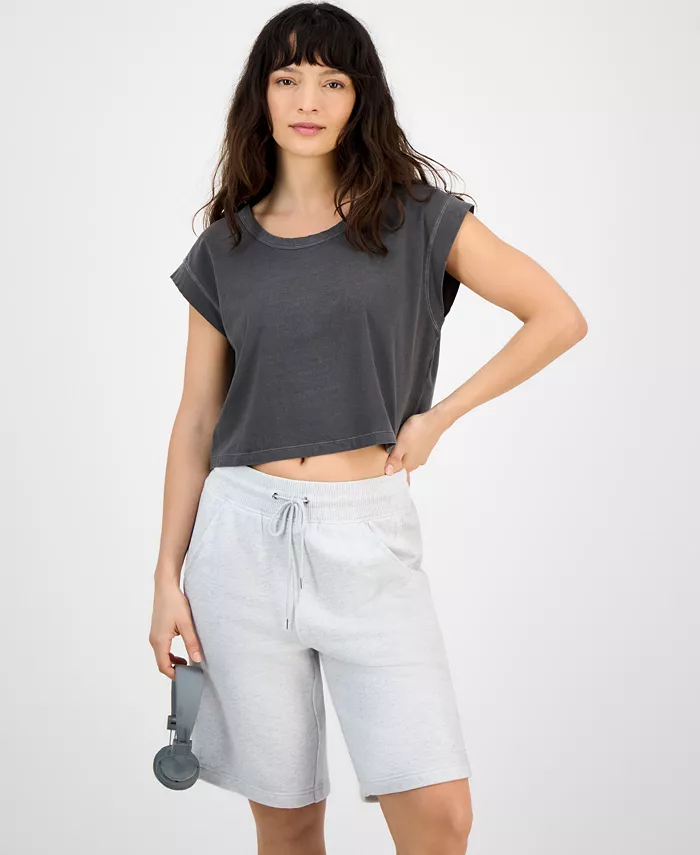 Женская хлопковая однотонная постиранная майка без рукавов ID Ideology, серый
Женская хлопковая однотонная постиранная майка без рукавов ID Ideology, серый