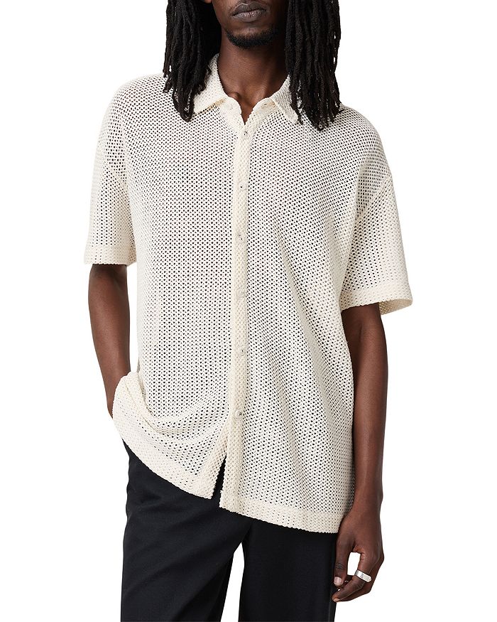 Мужская рубашка с коротким рукавом Munroe свободного кроя, фактурная ALLSAINTS, белый
Мужская рубашка с коротким рукавом Munroe свободного кроя, фактурная ALLSAINTS, белый