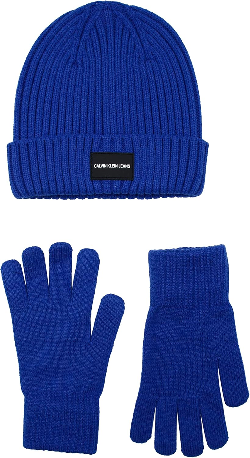 Комплект из шапки и перчаток Calvin Klein для мальчиков с манжетами в рубчик, Surf The Web
Комплект из шапки и перчаток Calvin Klein для мальчиков с манжетами в рубчик, Surf The Web
